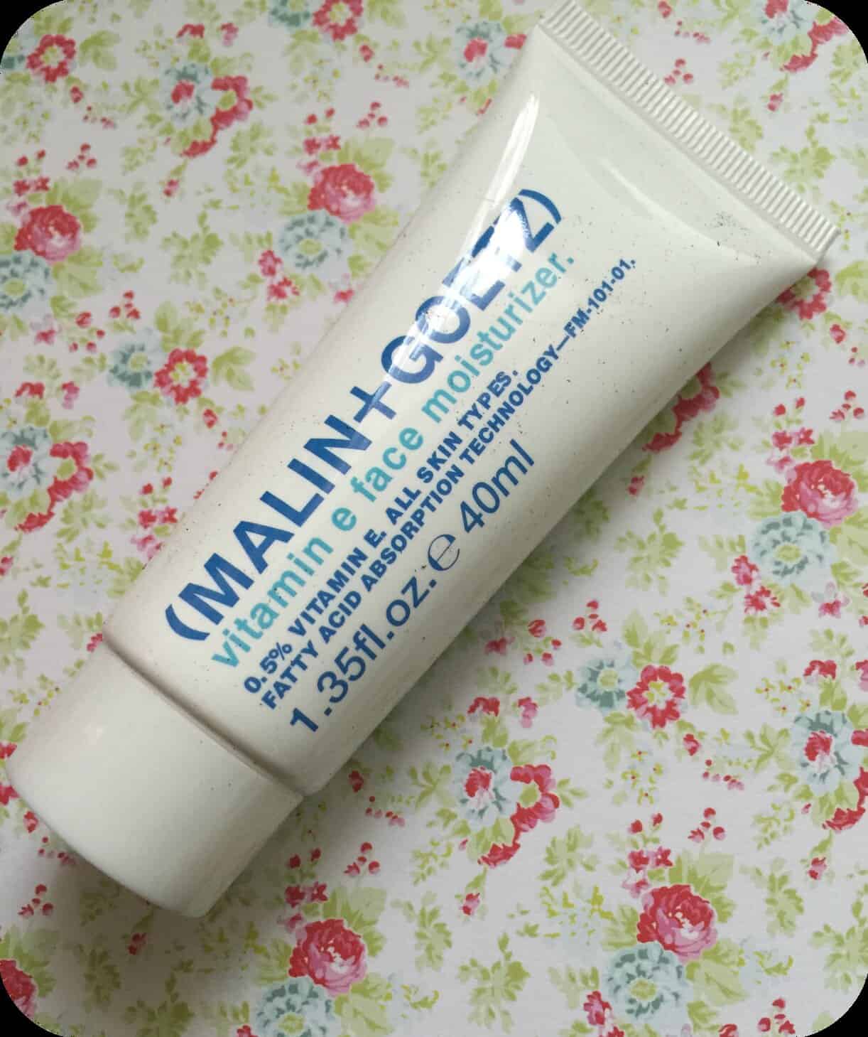 malin& goetz vitamin e moisturiser glamour spring edit beauty box 2016