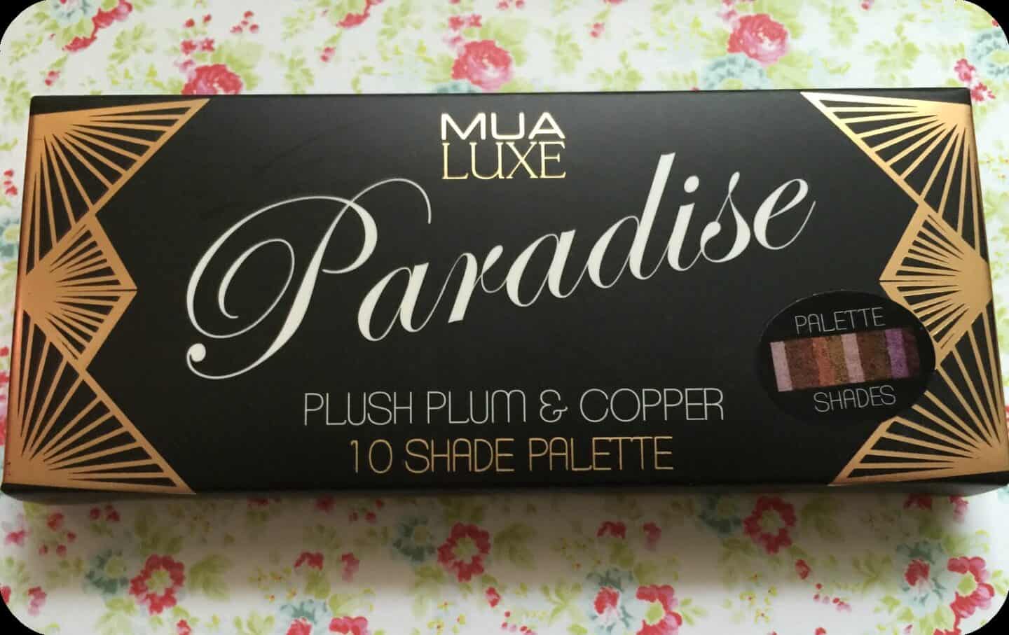 mua luxe paradise eyeshadow palette spring edit