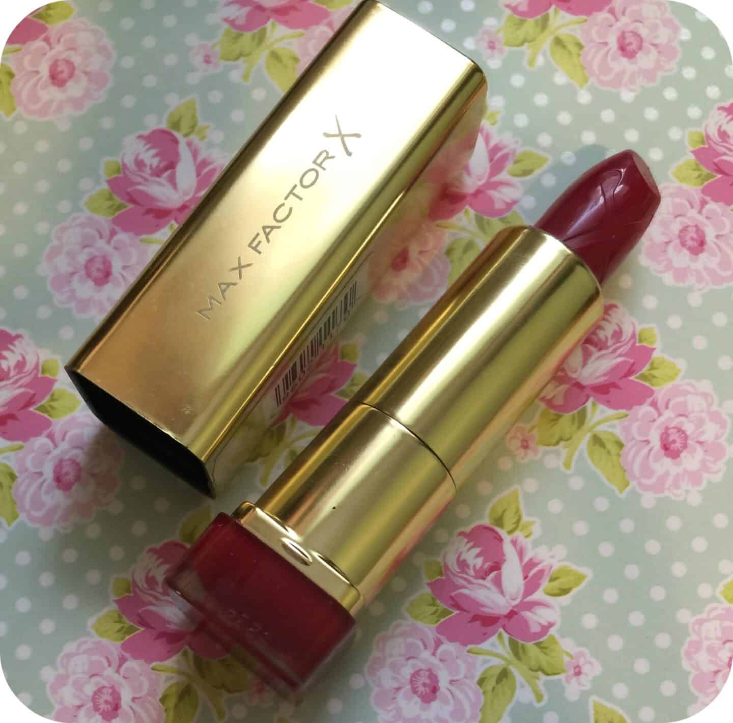 lipstick max factor scarlet ghost