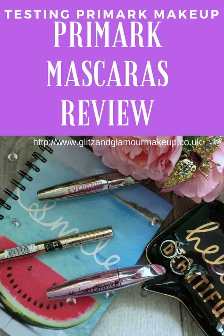 testing primark makeup primark mascaras review