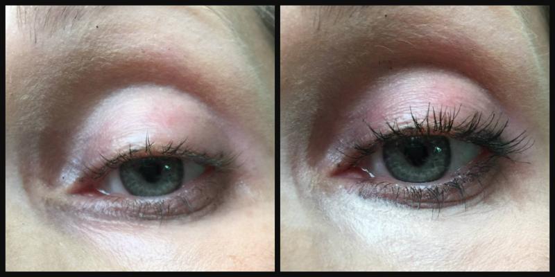 Give your lashes the organic treatment with Odylique Mineral mascara before and after