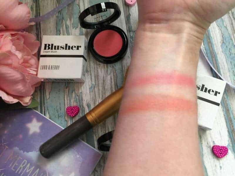 cream blushers swatch