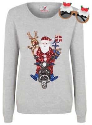 some of the best christmas jumpers for the festive season george santa jumper