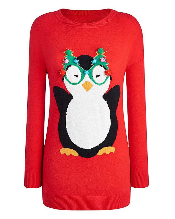 some of the best christmas jumpers for the festive season marisota penguin jumper