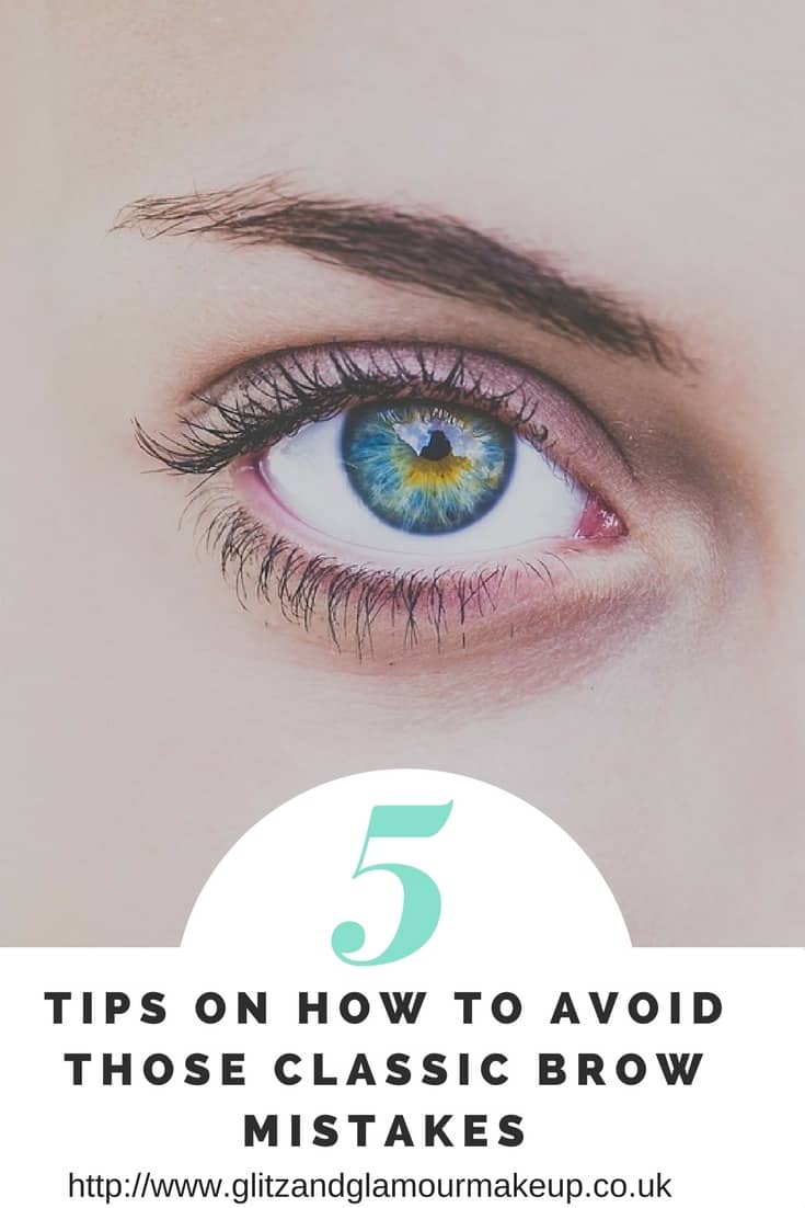 5 tips on how to avoid those classic brow mistakes
