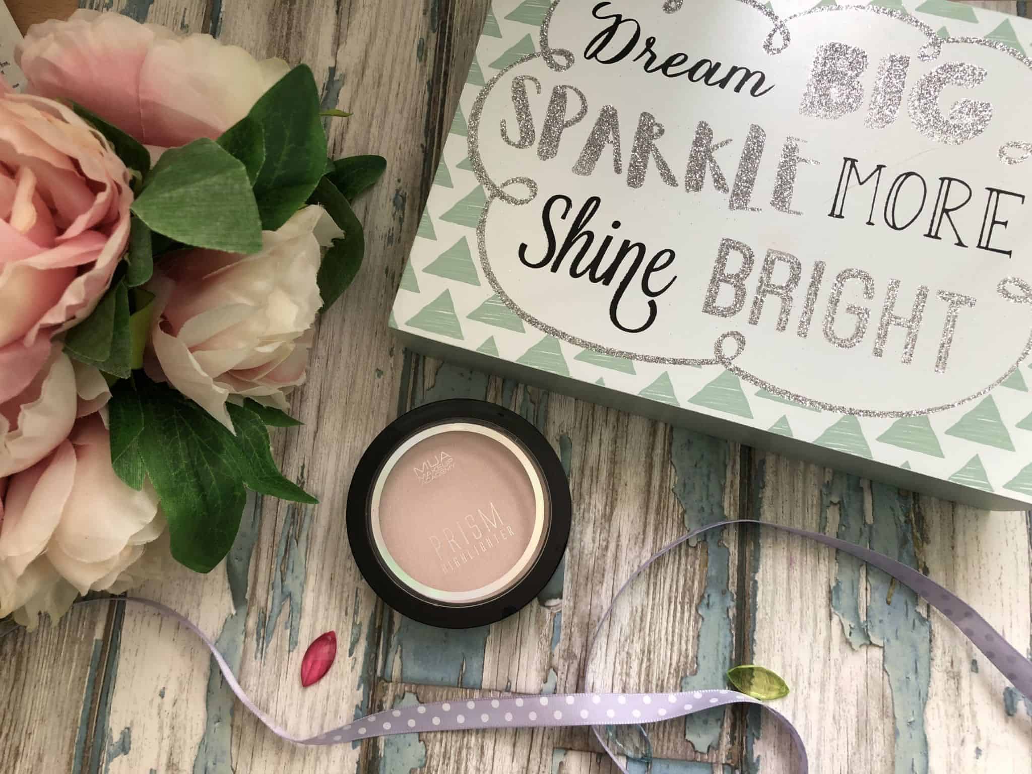 mua prism highlighter in solar flare review