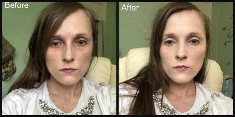sleek lifeproof foundation before and after