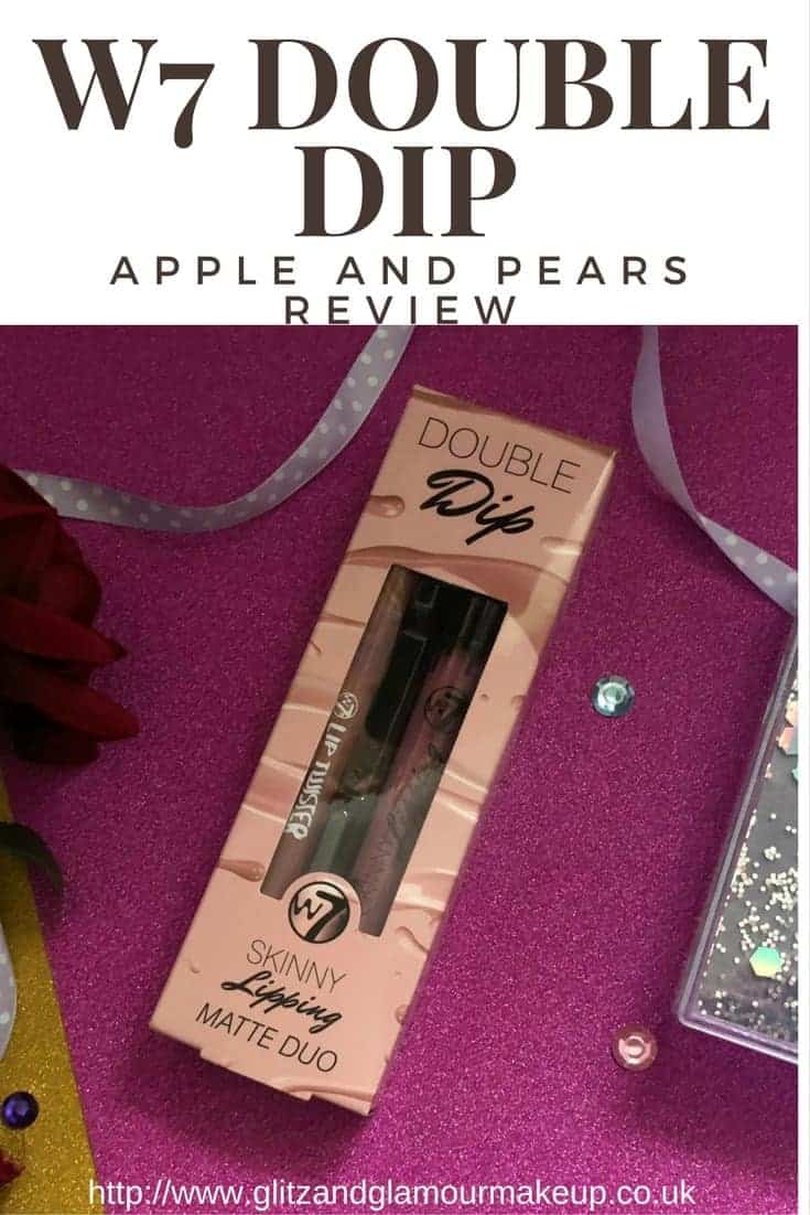 w7 double dip apple and pears review