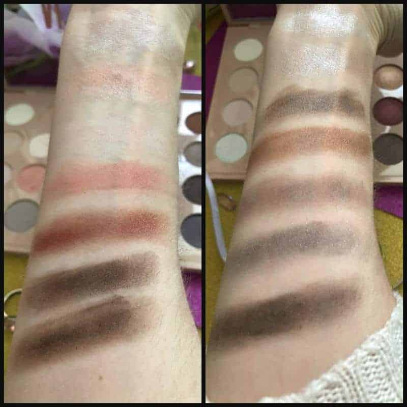 primark ps nudes eyeshadow palette swatches 1