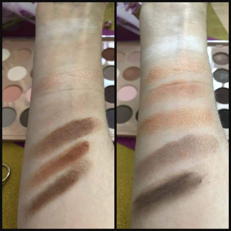 primark ps nudes eyeshadow palette swatches