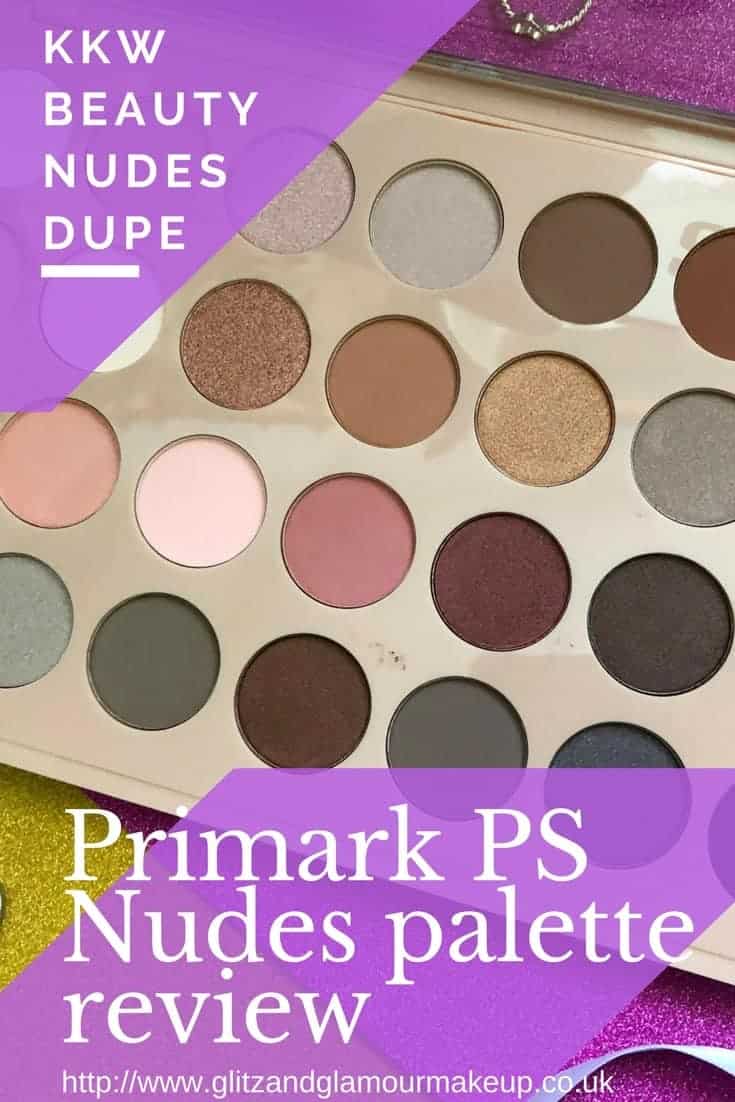 primark ps nudes palette review