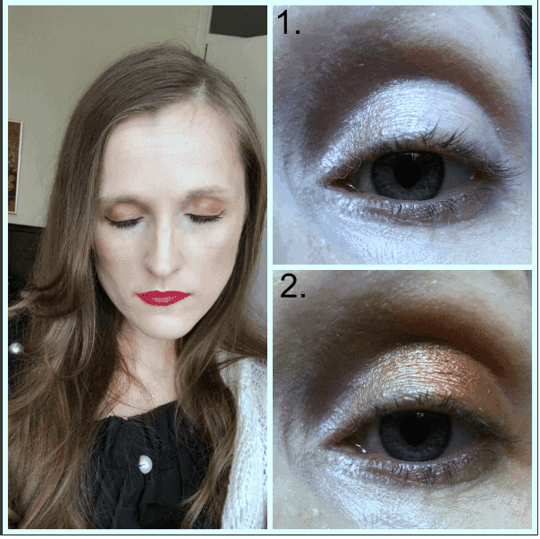 primark ps nudes rose gold eyeshadow look