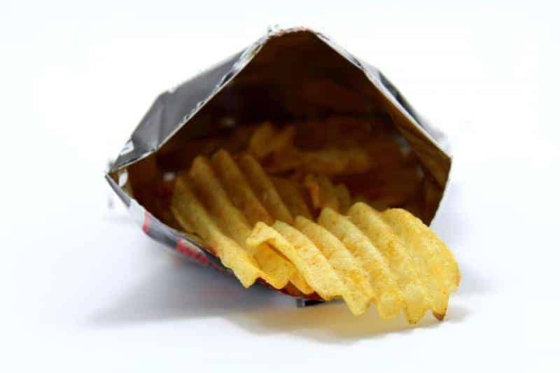 what foods can cause spots crisps