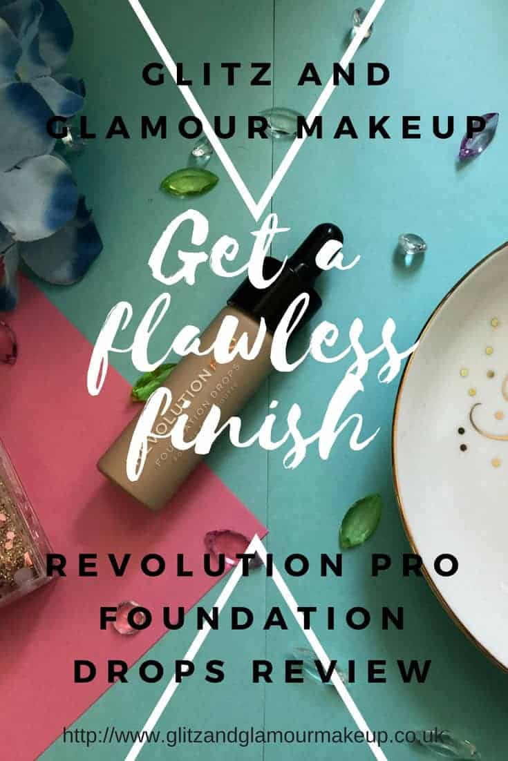 get a flawless finish revolution pro foundation drops review