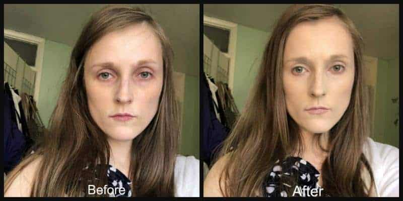 revolution pro foundation drops before and after