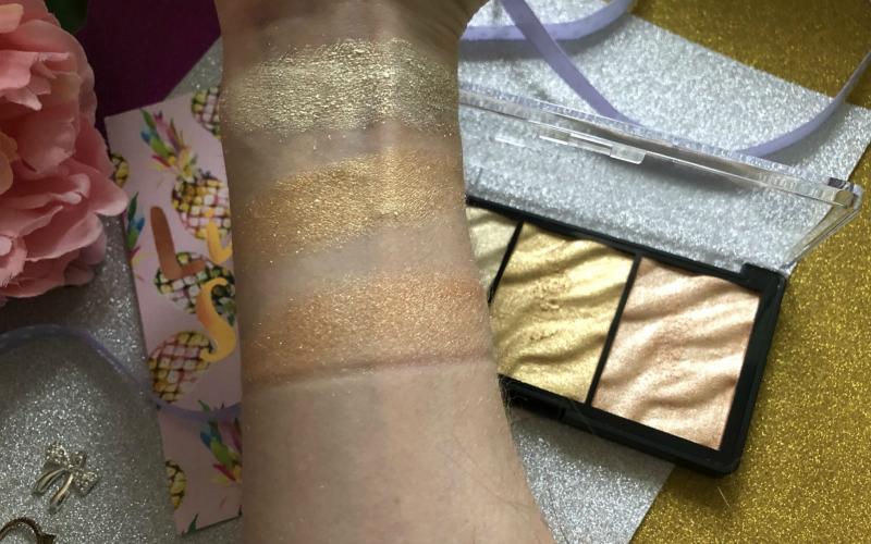 revolution pro supreme highlighter gold swatch