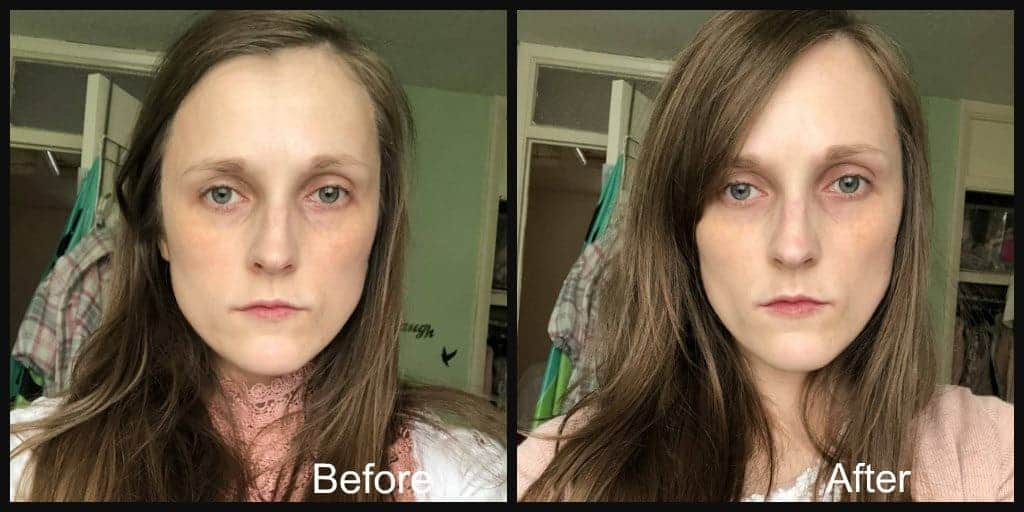 super facialist pure sensitive day cream before and after