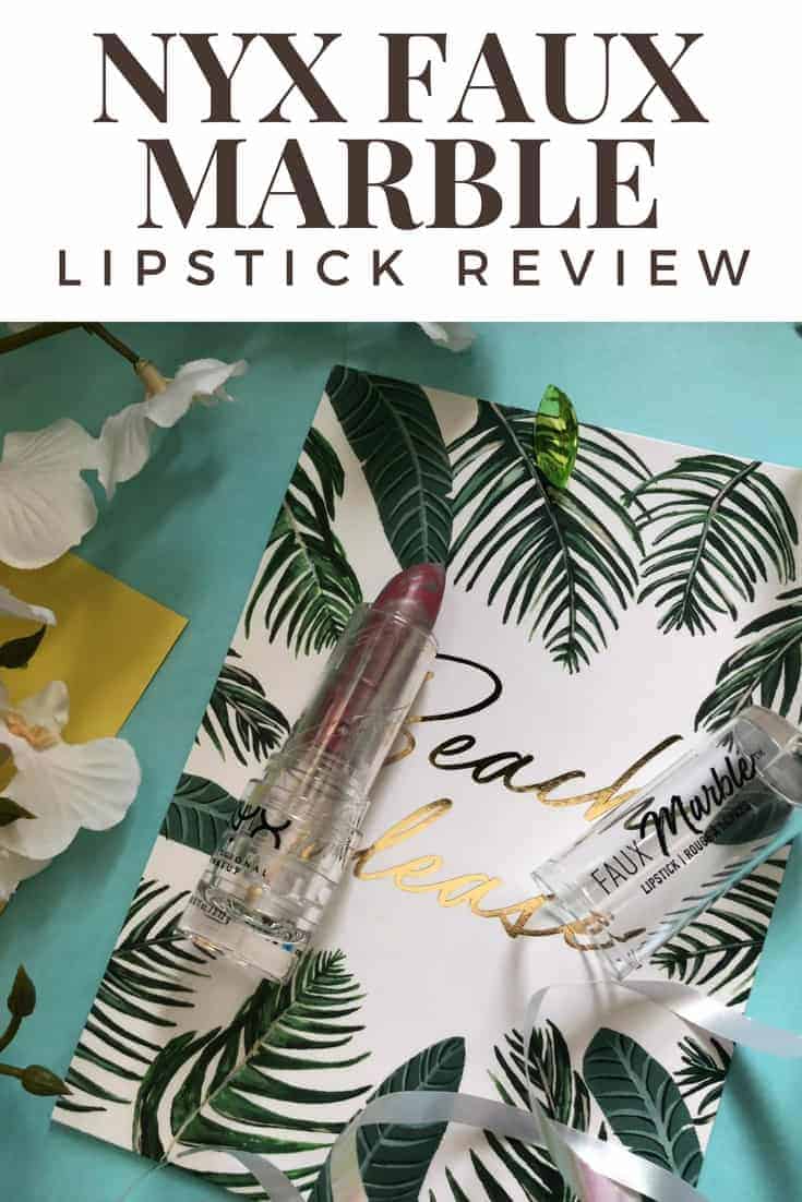 nyx faux marble lipstick primrose review