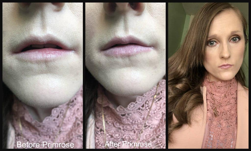 nyx marble lipstick primrose before and after