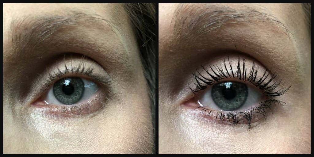 Get endless lashes with L'Oreal Unlimited Mascara before and after