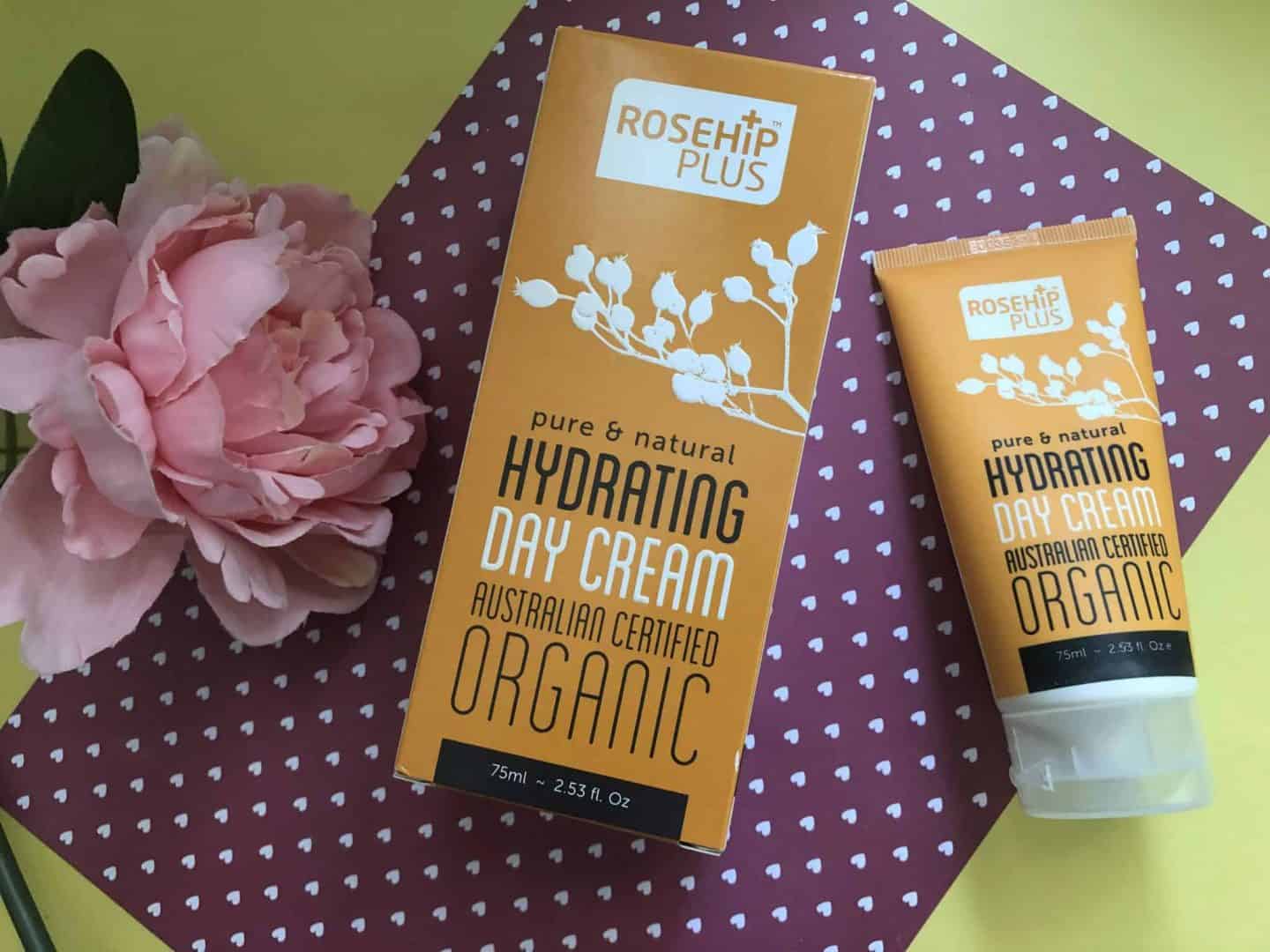 Revitalise your skin with the rosehip oil infused skincare range Rosehip Plus hydrating day cream