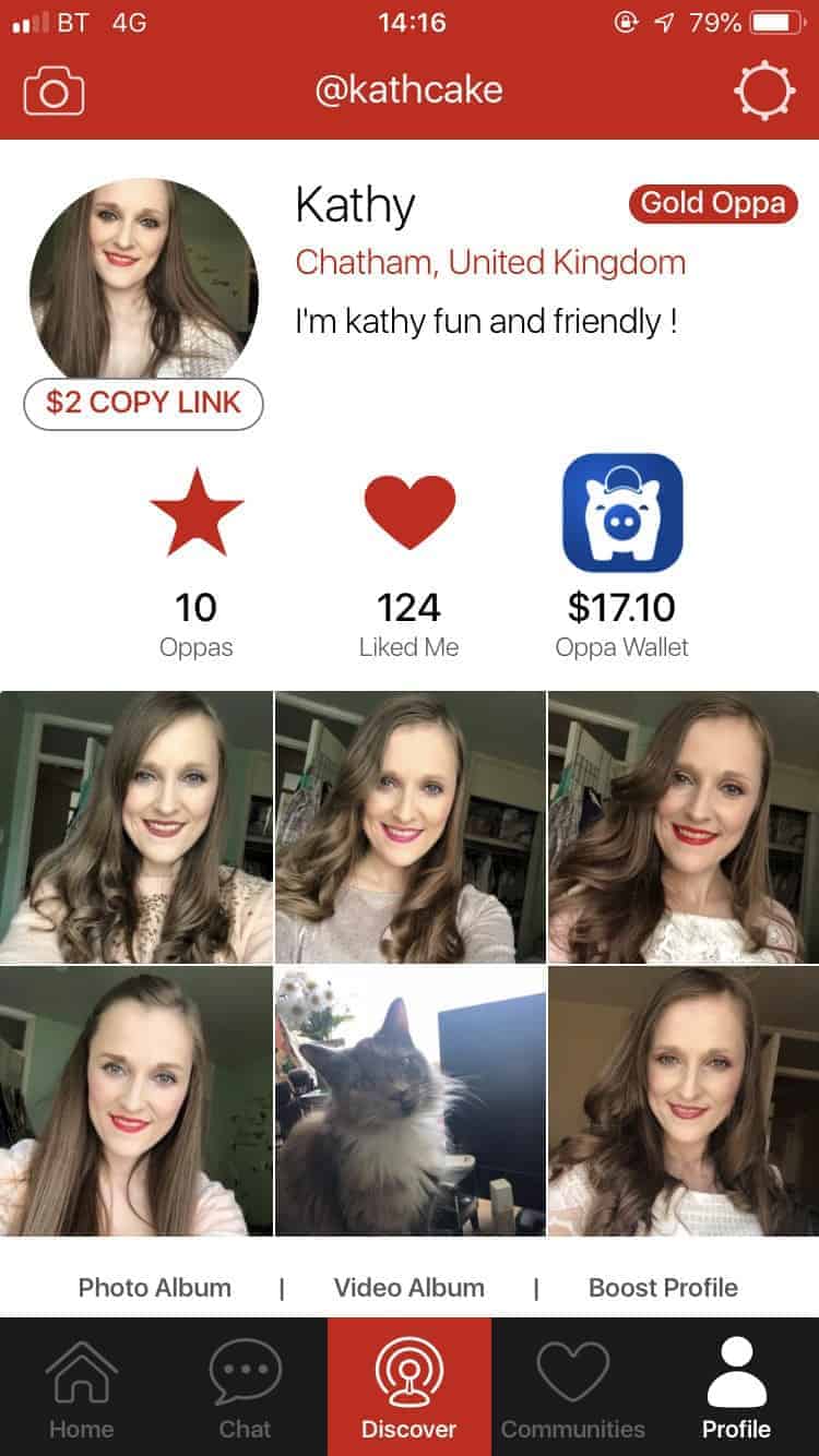 The money making app that pays you to share a selfie profile