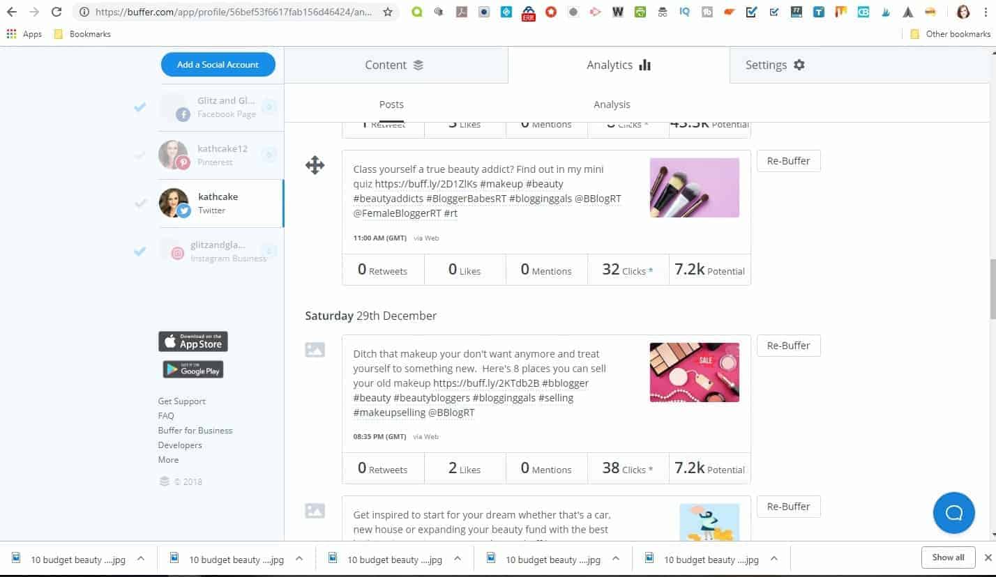 Buffer is the social media manager which will transform your blogging schedule