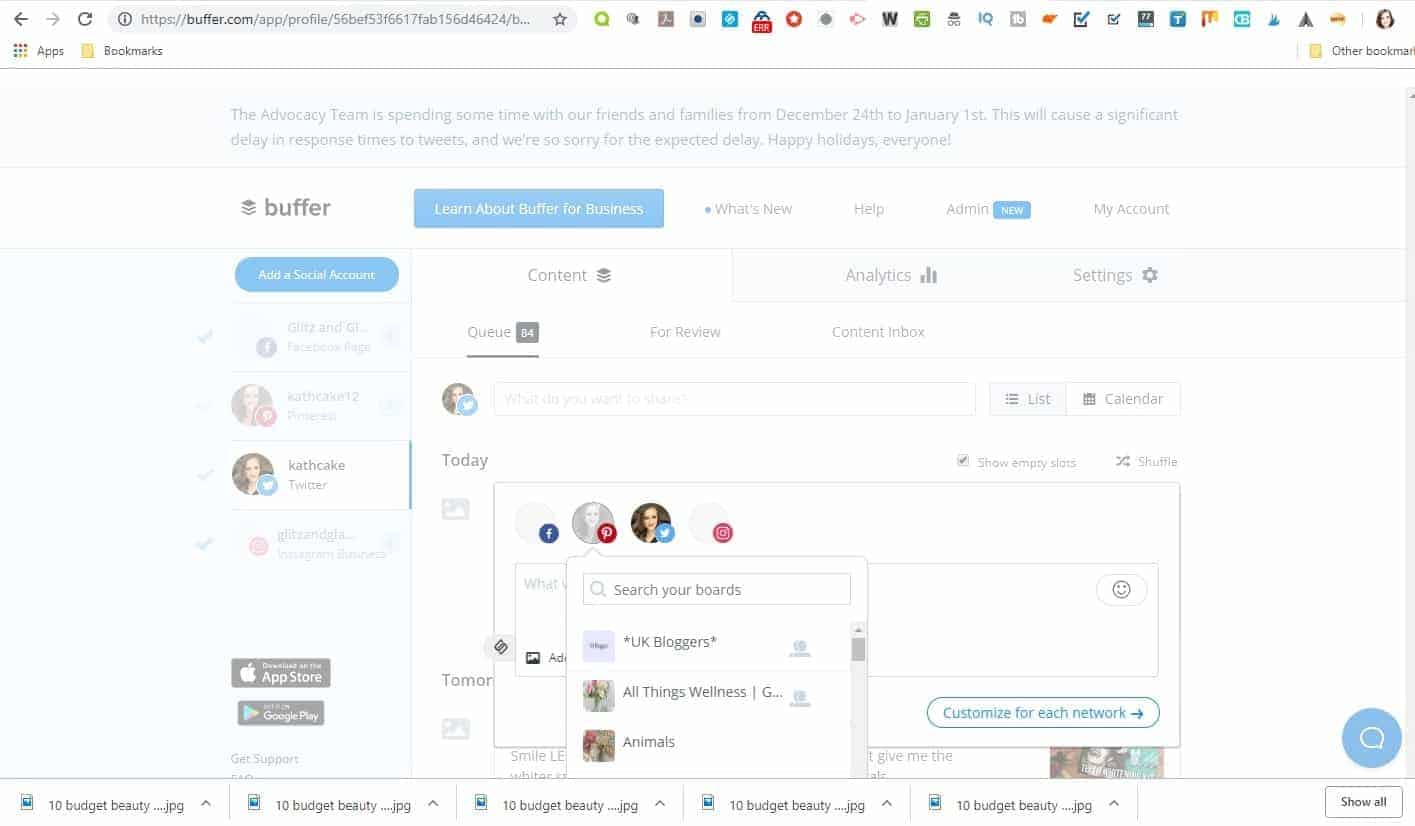 Buffer is the social media manager which will transform your blogging schedule 2