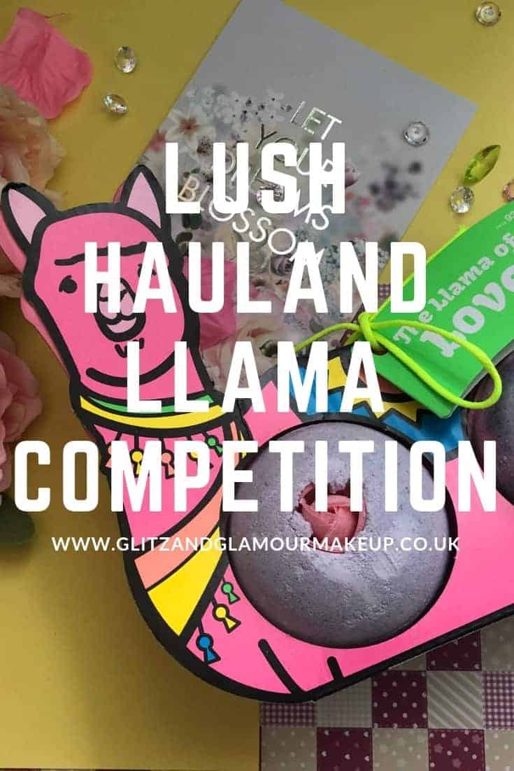 lush haul and llama bath bombs competition