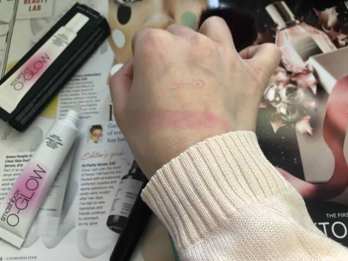 Smashbox O-Glow - the innovative blusher that creates a shade unique to you swatch