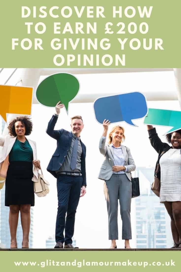 earn £200 for giving your opinion in focus groups