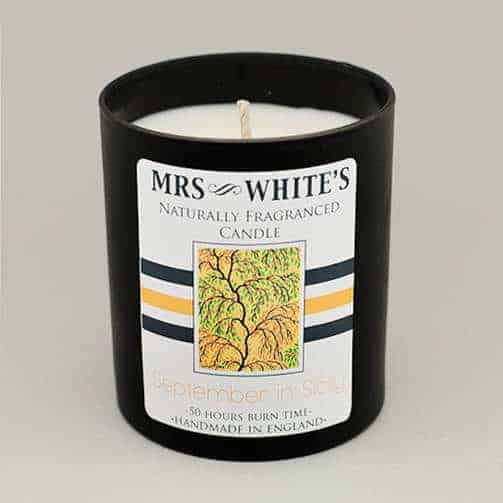 september in sicily candle