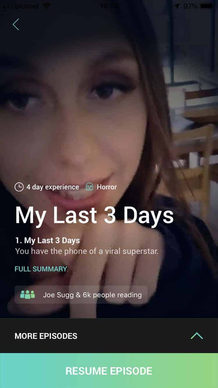 my last 3 days story