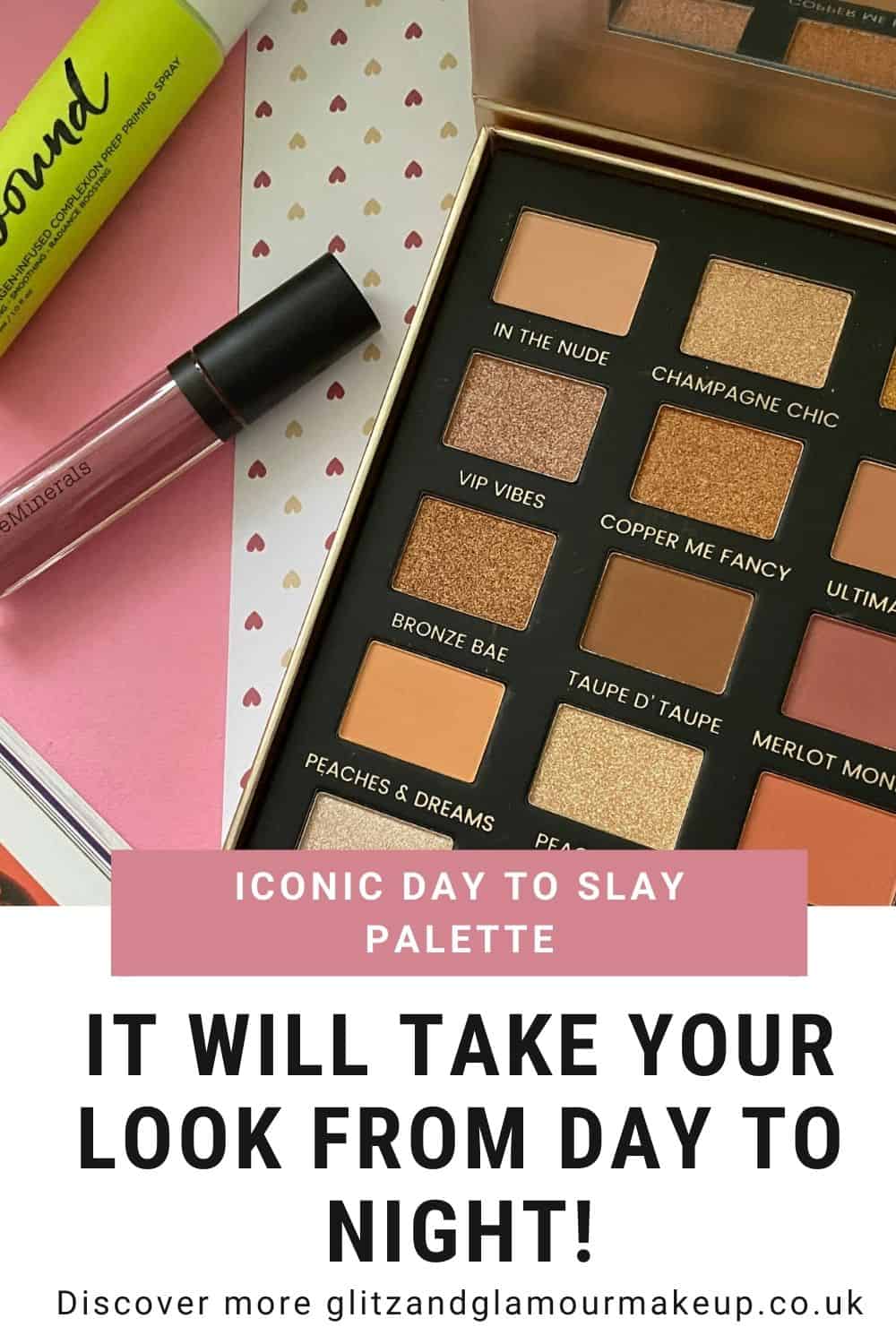 take your look to day and night with the iconic london eyeshadow palette