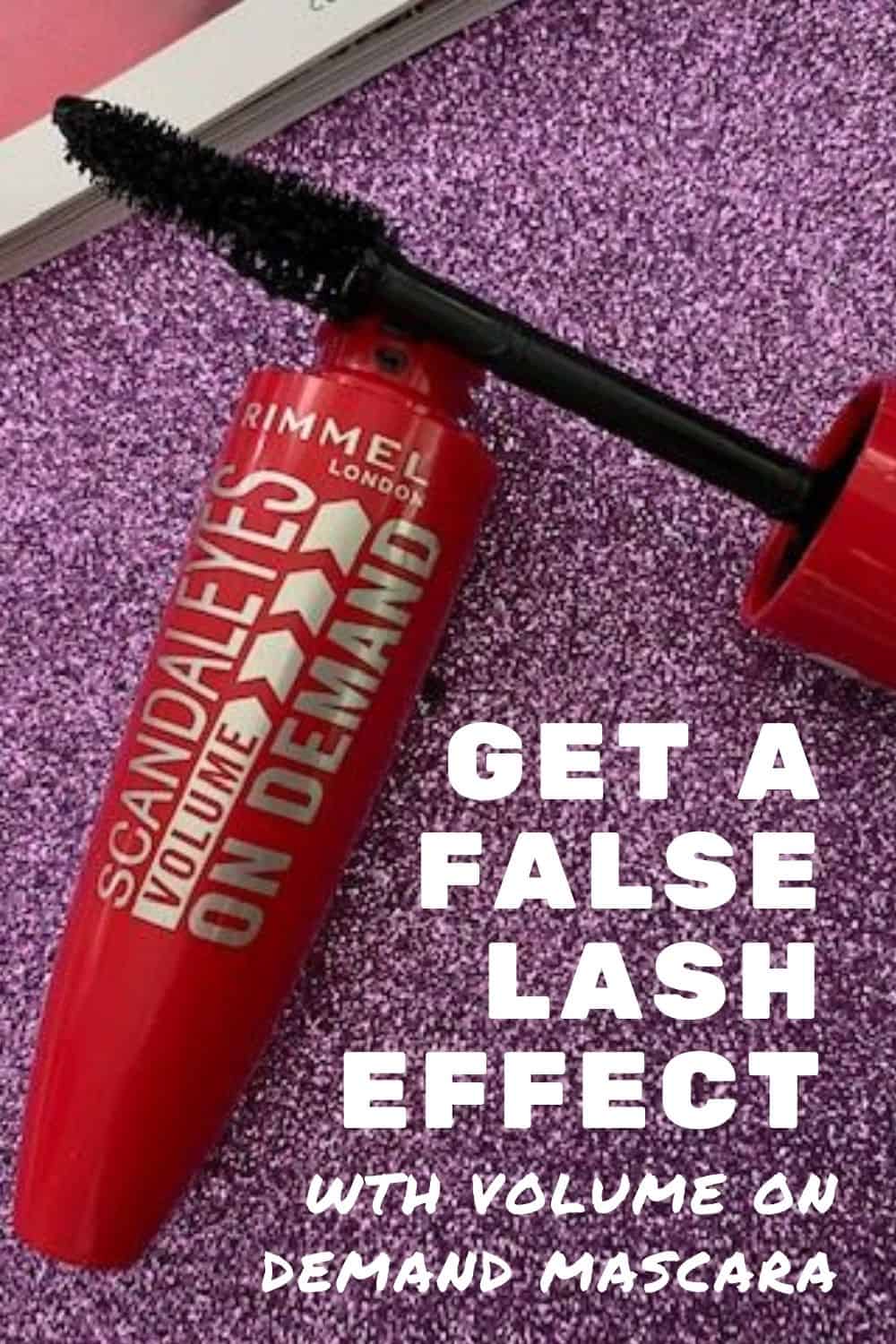 get a false lash effect with scandaleyes volume on demand mascara