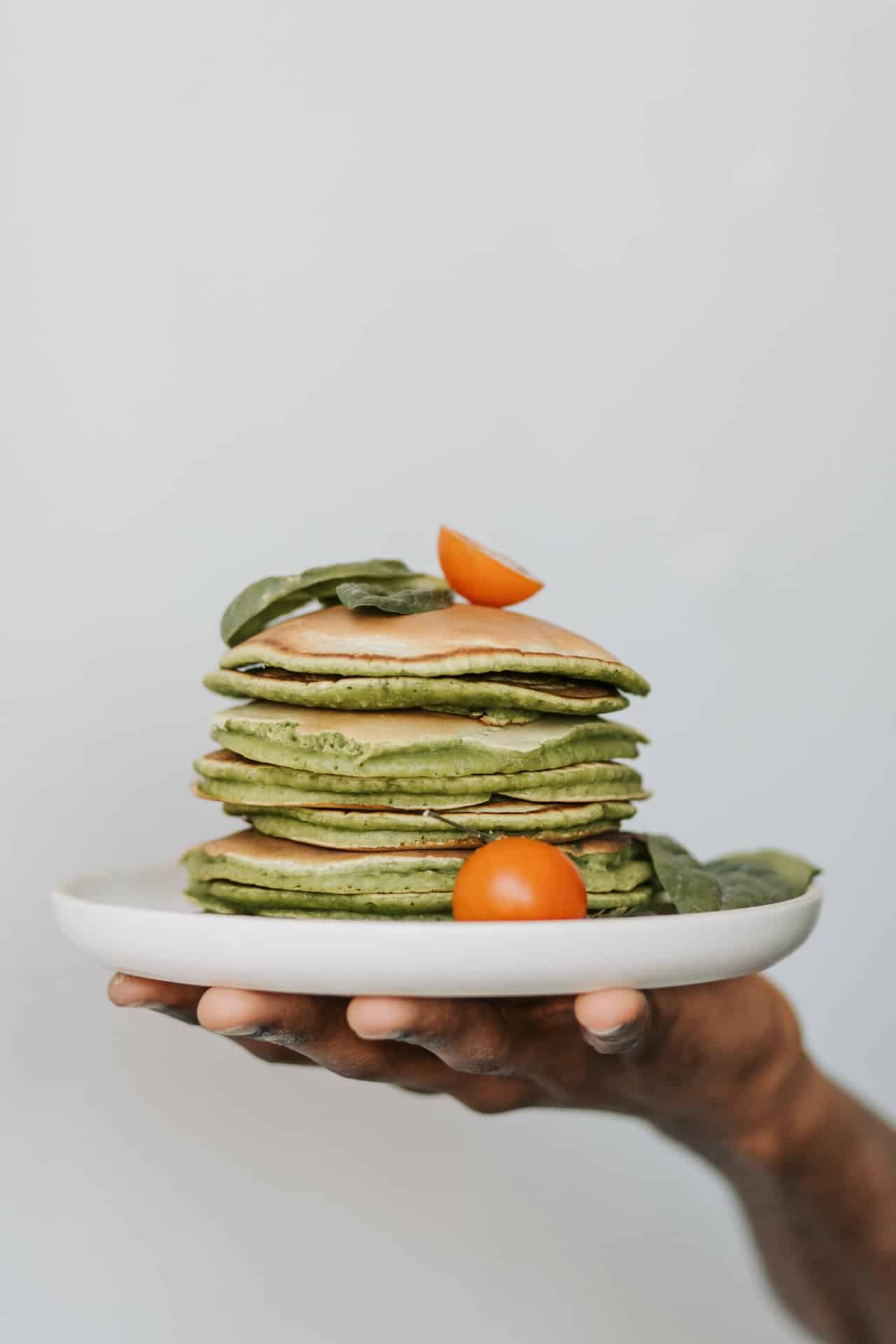 healthy oatmeal and zucchini pancakes
