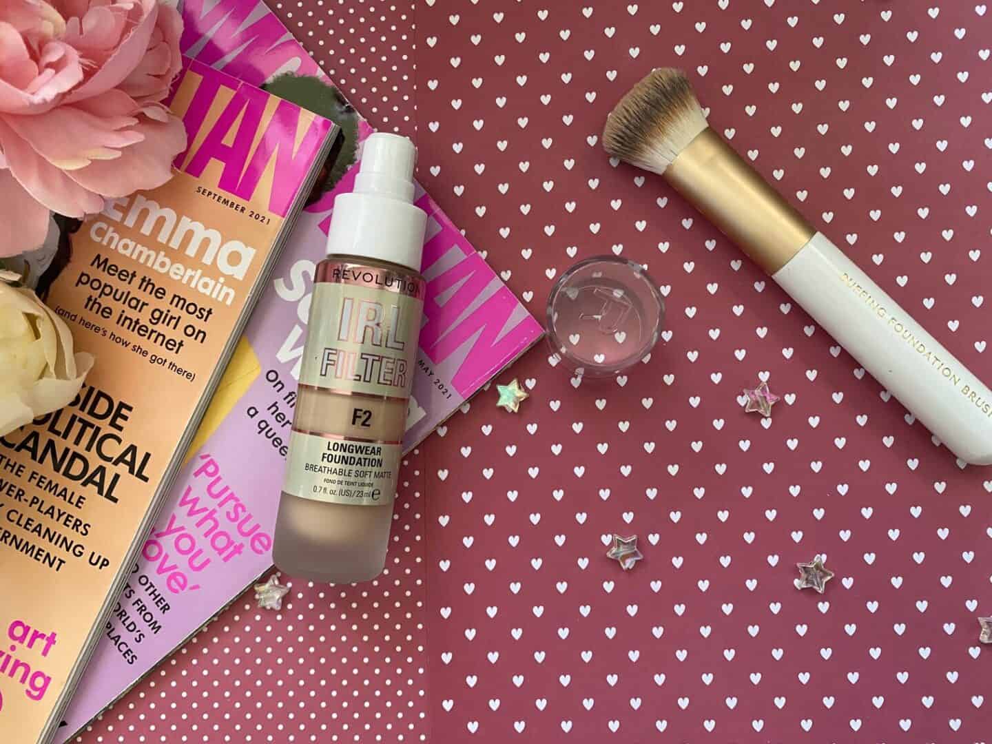 Get a flawless finish and all day coverage with Revolution IRL Filter foundation