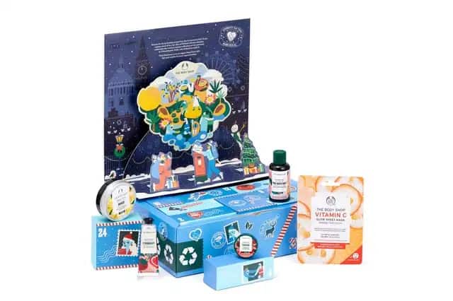 the bodyshop box of wishes beauty advent calendar 2022