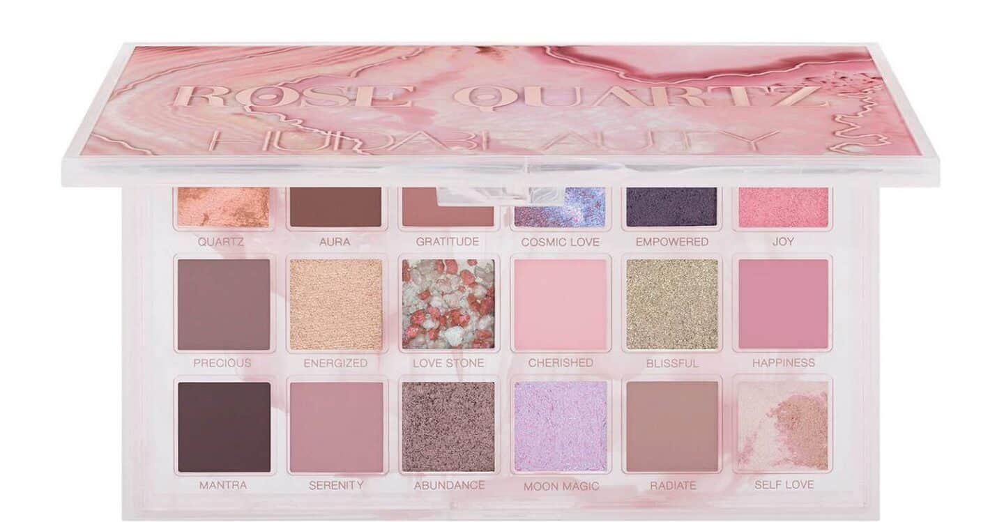 huda beauty rose quartz eyeshadow palette 2