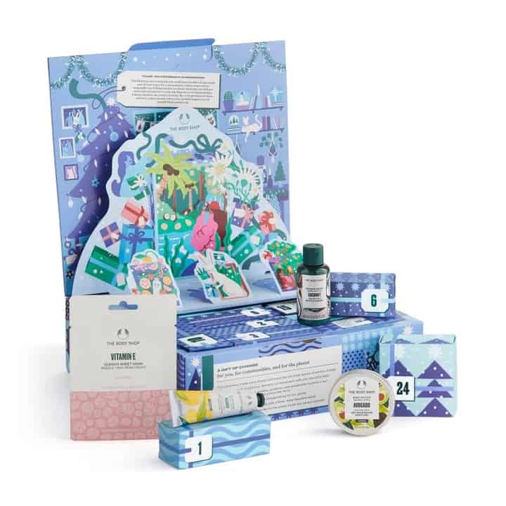 body shop advent of change calendar