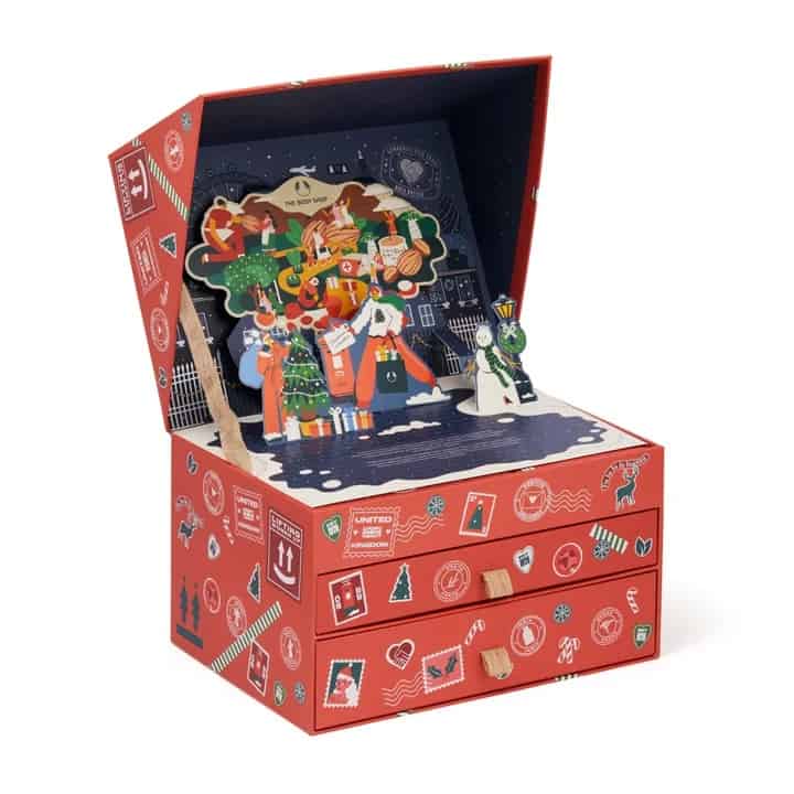 the body shop advent calendar of wonders