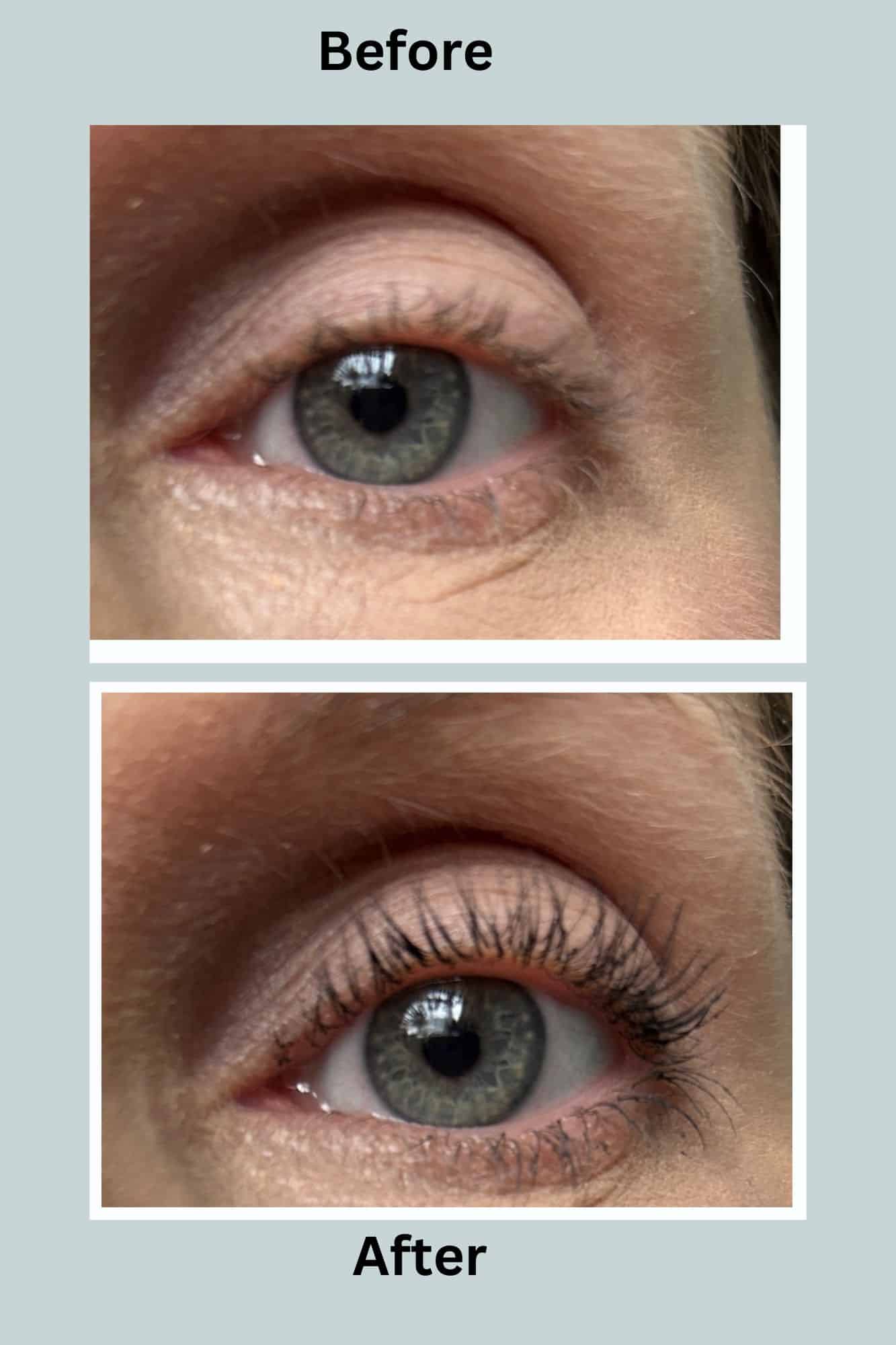 before and after rimmel thrill seeker extreme volume mascara