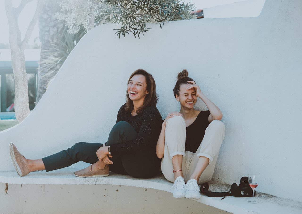 connect with friends to get over the post holiday blues