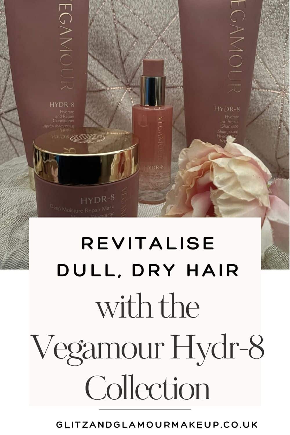 Revitalise dull, dry hair with the vegamour hydr-8 repair collection