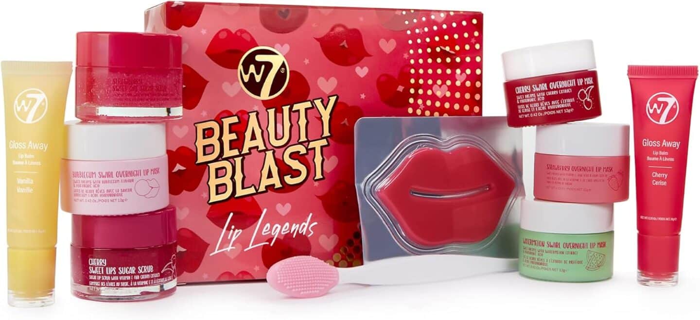 w7 beauty blast lip legends