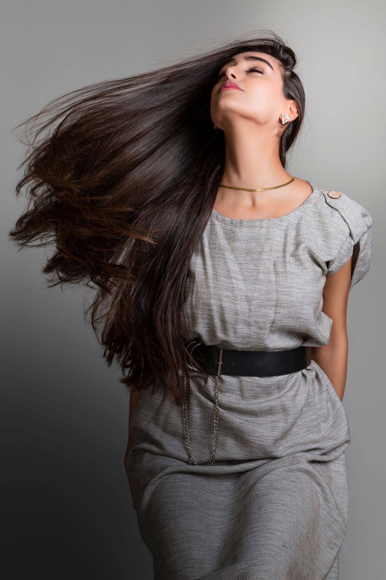 your hair comes first